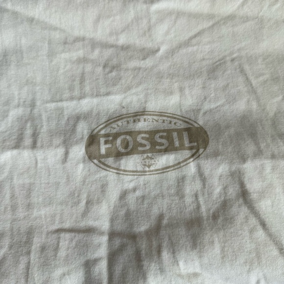FOSSIL Brown Leather Drawstring Bucket Bag - Picture 12 of 12